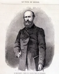 Porträt von Henri Mouhot - in „Tour du Monde“, 2. Halbjahr 1863