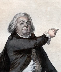 Porträt von Honore Gabriel Riqueti, comte de Mirabeau (1749-1791), französischer Politiker und Revolutionär