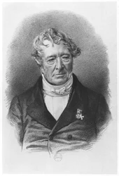 Porträt von Jean-Jacques Champollion (1778-1867) genannt Champollion-Figeac, gedruckt von Lemercier & Co