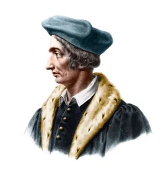 Porträt von Jean Fernel (1497-1558), französischer Arzt, Astronom und Mathematiker