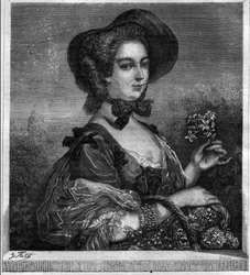 Porträt von Jeanne Antoinette Poisson, Marquise von Pompadour (bekannt als Madame de Pompadour)