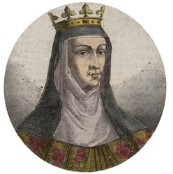 Porträt von Johanna von Frankreich (1464-1505) (oder von Valois) Königin von Frankreich, Ehefrau von Ludwig XII. - Johanna von Frankreich und Valois (1464-1505)