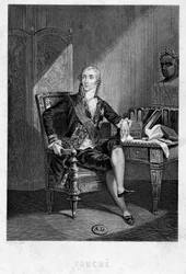 Porträt von Joseph Fouché, revolutionärer Abgeordneter des Montagne und Organisator des Terrors in Lyon