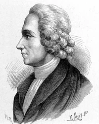 Porträt von Joseph Priestley (1733 - 1804), britischer Chemiker und Theologe - in Album der Wissenschaft; berühmte Gelehrte; Große Entdeckungen 1896