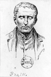 Porträt von Louis Braille