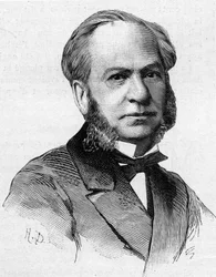 Porträt von Louis Brandus (gestorben 1887), berühmter Musikverleger des 19. Jahrhunderts.