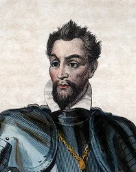 Porträt von Ludwig I. de Bourbon, Prinz von Condé (1530-1569), Hugenottenführer und General