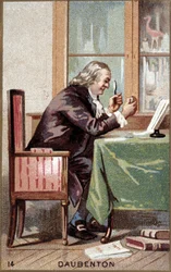 Porträt von Louis Jean Marie Daubenton (1716-1800), französischer Naturforscher.