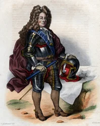 Porträt von Louis Joseph de Bourbon, Herzog von Vendôme (1645-1712), französischer Militärkommandant und Marschall von Frankreich