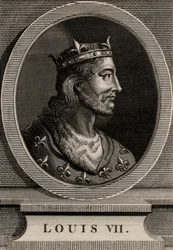 Porträt von Ludwig VII