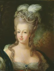 Porträt von Marie-Antoinette de Habsbourg-Lorraine (1755-93)
