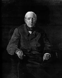 Porträt von Marthe Camille Bachasson, Graf von Montalivet (1801-1880), französischer Politiker. Gravur in „Le Monde Illustré“ Nr. 1190 vom 17. Januar 1880
