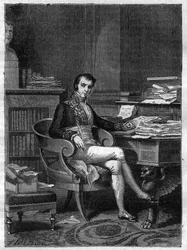 Porträt von Nicolas Francois Mollien (1758-1850), französischer Politiker - in „Histoire de l