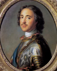 Porträt von Peter I., bekannt als Peter der Große
