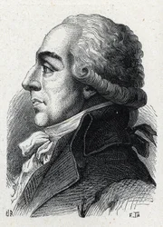 Porträt von Pierre Louis Roederer (1754-1835) französischer Anwalt und Politiker. Gravur von 1889. Private Sammlung