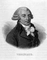 Porträt von Pierre Victurnien Vergniaud (1753-1793), französischer Politiker - in „Revolution française“ von Thiers