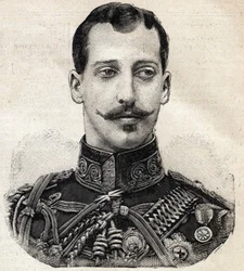 Porträt von Prinz Albert Victor (1864-1892), Herzog von Clarence und Avondale und Enkel von Königin Victoria von England, aus der französischen Zeitung Le Petit Parisien