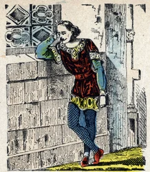 Porträt von Prinz Karl von Niederlothringen (Karl I. von Lothringen) (953-991) in Orleans eingeschlossen 991