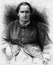 Porträt von Prinzessin Elisa Napoleone Baciocchi (1806-1869), Nichte von Napoleon I. Gravur in „Le Monde Illustré“ Nr. 618 vom 13. Februar 1869.