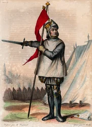 Porträt von Robert de Hauteville, bekannt als Guiscard (1015-1085), Herzog von Apulien und Kalabrien