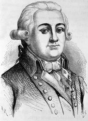 Porträt des französischen Mathematikers Sylvestre François Lacroix (1765 - 1843) - in „L