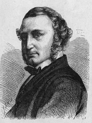 Porträt von Thomas Russell Crampton (1816 - 1888), britischer Ingenieur: Er entwarf eine Hochgeschwindigkeitslokomotive, baute das Berliner Hydrauliknetz und beteiligte sich an der Einrichtung des Unterseekabels zwischen Calais und Dover - in „Album der Wi