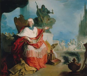 Porträt des Kardinals Louis Antoine de Noailles (1651-1729), Erzbischof von Paris