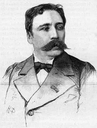 Porträt des Malers James Bertrand (1825-1887)