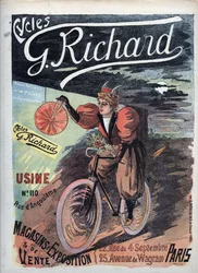 Plakatwerbung „George Richard Cycles“ Paris 1895 Französische Schule