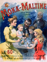 Plakat für Moka-Maltine Kaffee, ca. 1900