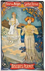 Plakat, das Pernod-Kekse bewirbt, 1897
