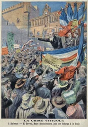 Revolte der Weinberge im Süden Frankreichs 1907