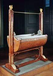 Wiege des Königs von Rom, aus Saint-Cloud, 1811-15 (Ulmenholz)