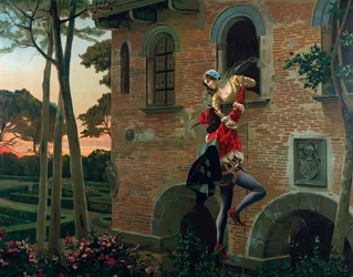 Romeo und Julia Szene aus der Oper Romeo und Julia von Charles Gounod (1818-1893), ca. 1880