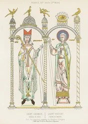 Der heilige Germain und der heilige Vincent