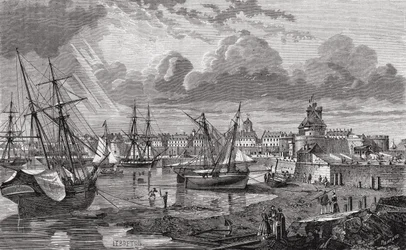 Saint Malo im 18. Jahrhundert, aus 