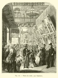 Salon von 1849 in den Tuilerien