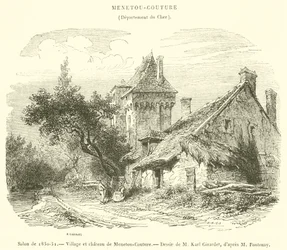 Salon von 1850-51, Dorf und Schloss von Menetou-Couture