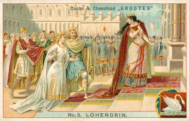 Szene aus Richard Wagners Oper Lohengrin