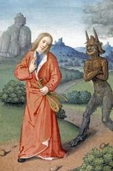 Szene der Versuchung