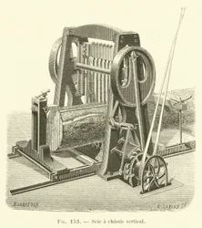 Scie a chassis vertical (Stich)