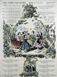 Notenblatt für das beliebte Lied „Nus n