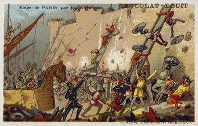 Belagerung von Paris durch die Normannen, 9. Jahrhundert