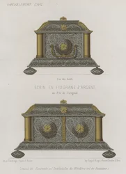 Silberfiligran-Kästchen