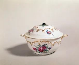 Suppenschüssel, hergestellt in Tournai, 1775-80