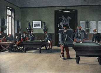Spezialmilitärschule von Saint-Cyr (Saint Cyr), Innendienst: Spielzimmer.