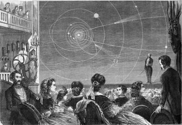 Astronomische Vorstellung im Robin-Theater in Paris von Henri Robin (ca. 1803-1874)