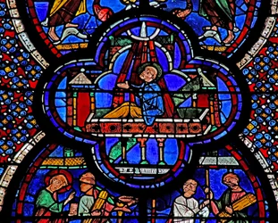 St. Johannes Fenster: Erwartet Tod und Auferstehung