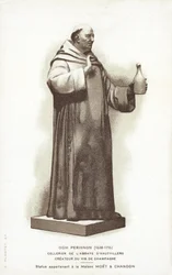 Statue von Dom Pérignon