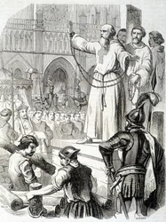 Supplice des Templars (1314) - in „Histoire de France“ von L.-P. Anquetil